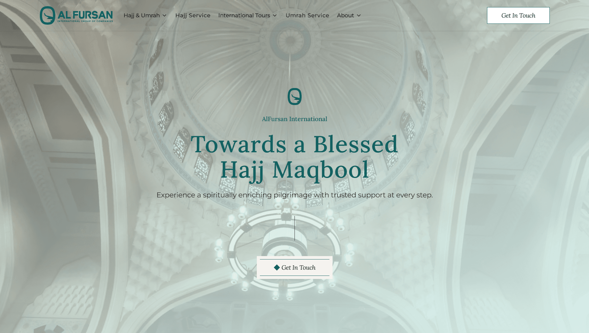 AlFursan International desktop responsive showcase