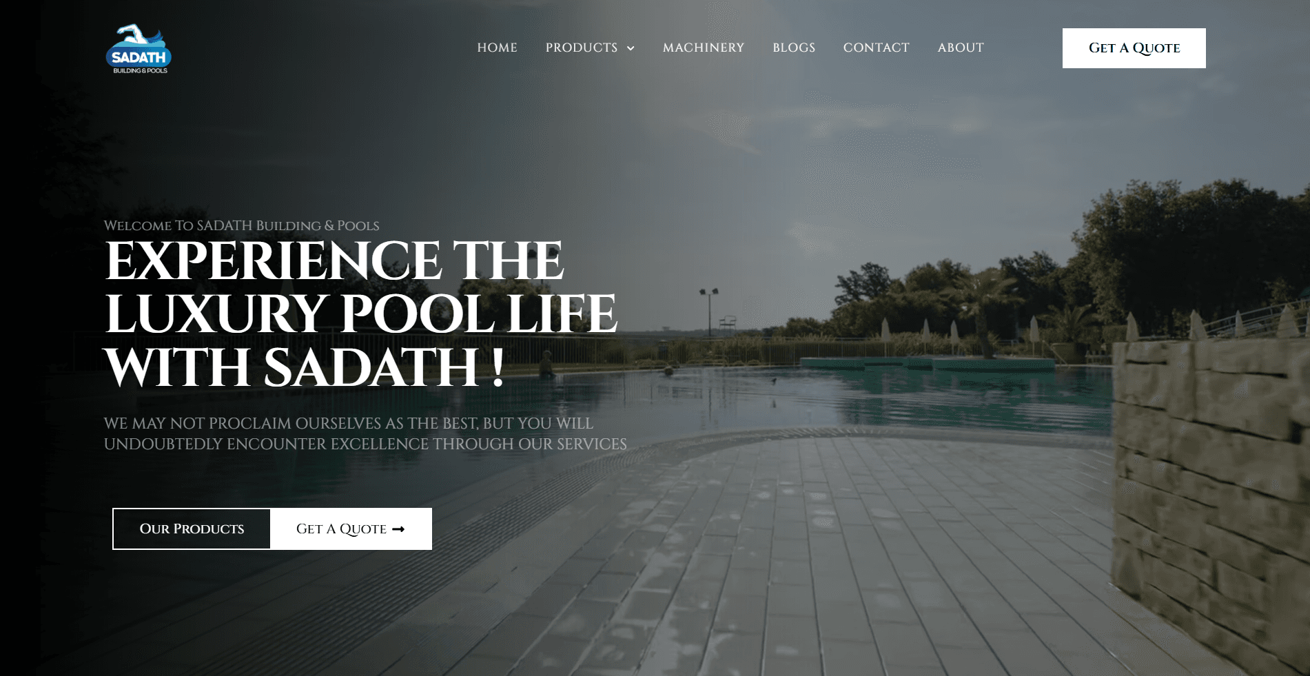 Sadath Building & Pools project showcase