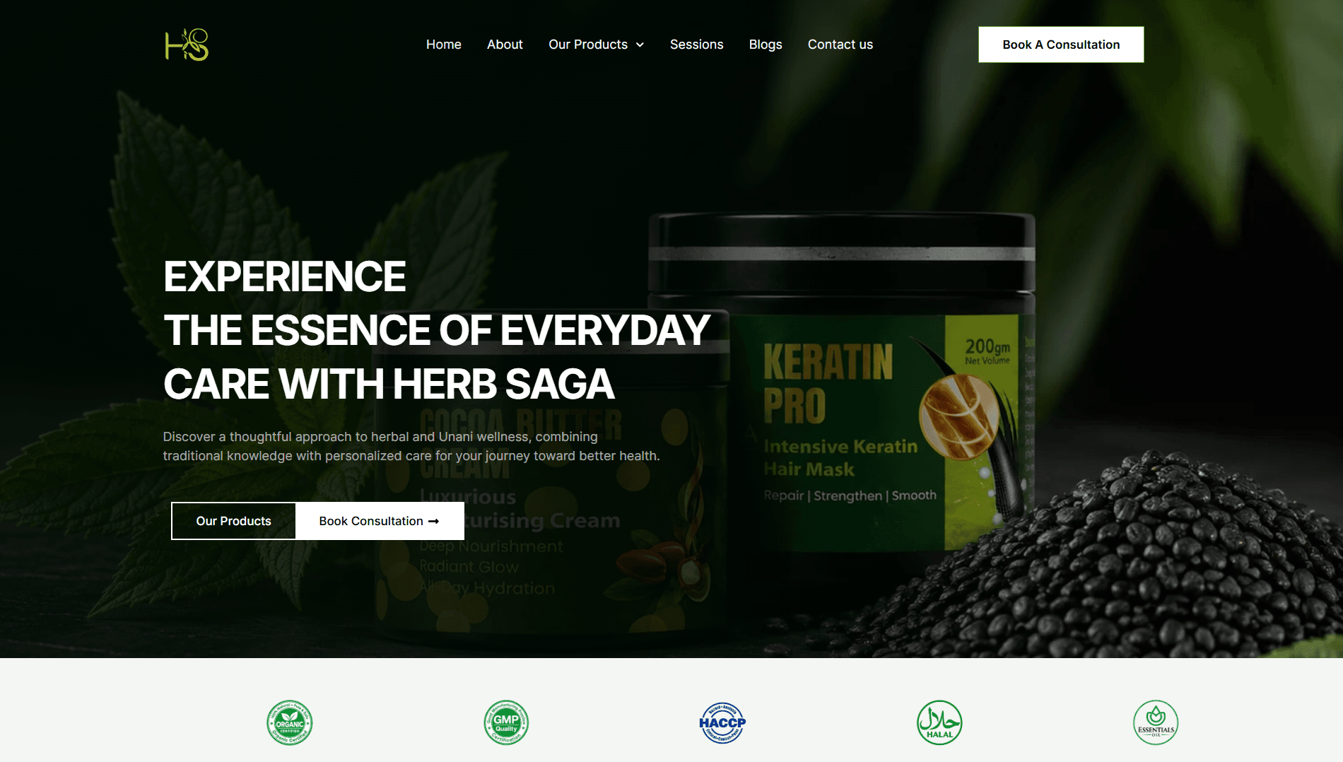 Herbs Saga project showcase