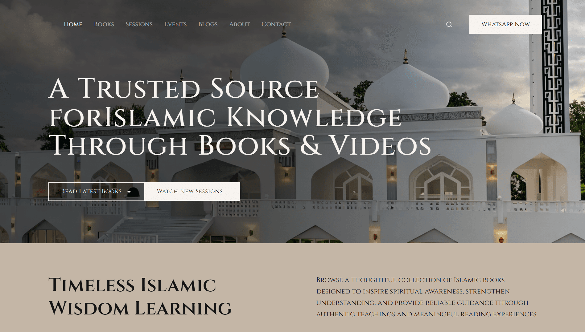 Islamic Moment Research Center project showcase